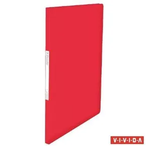 Katalog miękki Esselte VIVIDA, 20 kieszeni, VIVIDA Czerwony